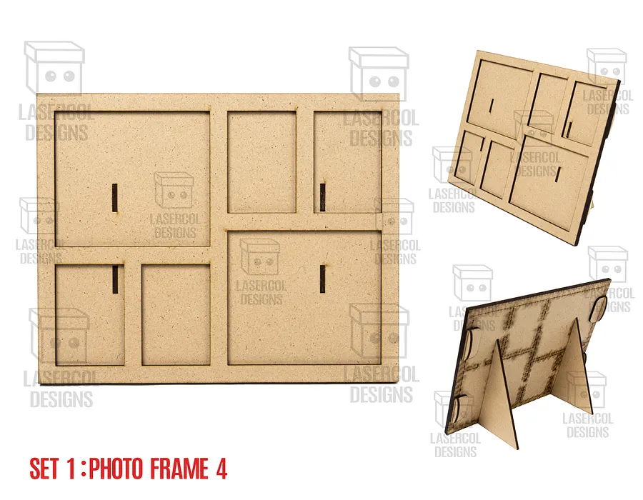 Photo Frames Set 1 (5 Styles) - Laser Cut Files product image (5)