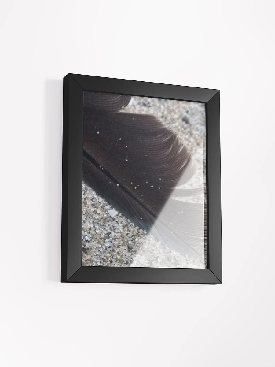 Feather on The Beach Framed Poster product image (27)