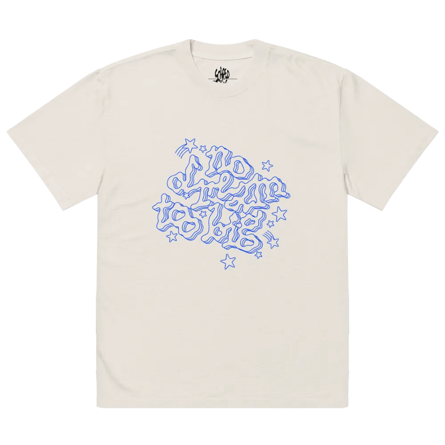 Starry Night Sky "No Dream Too Big" Oversized Tee product image (1)