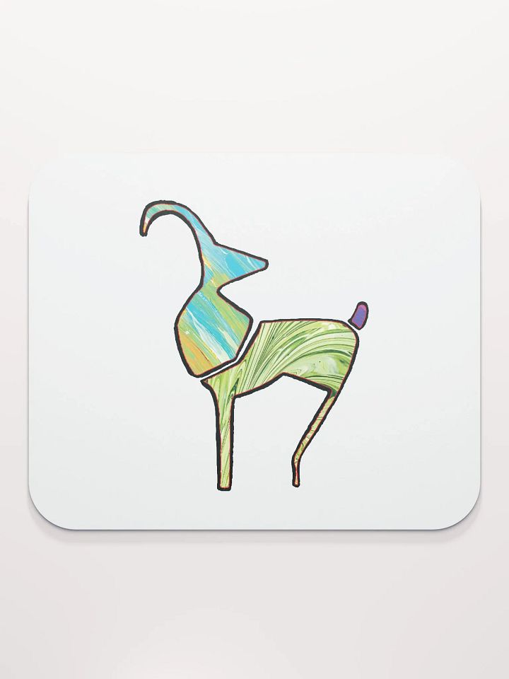 African Art Colorful Animal Work of Art Mouse Pad product image (2)