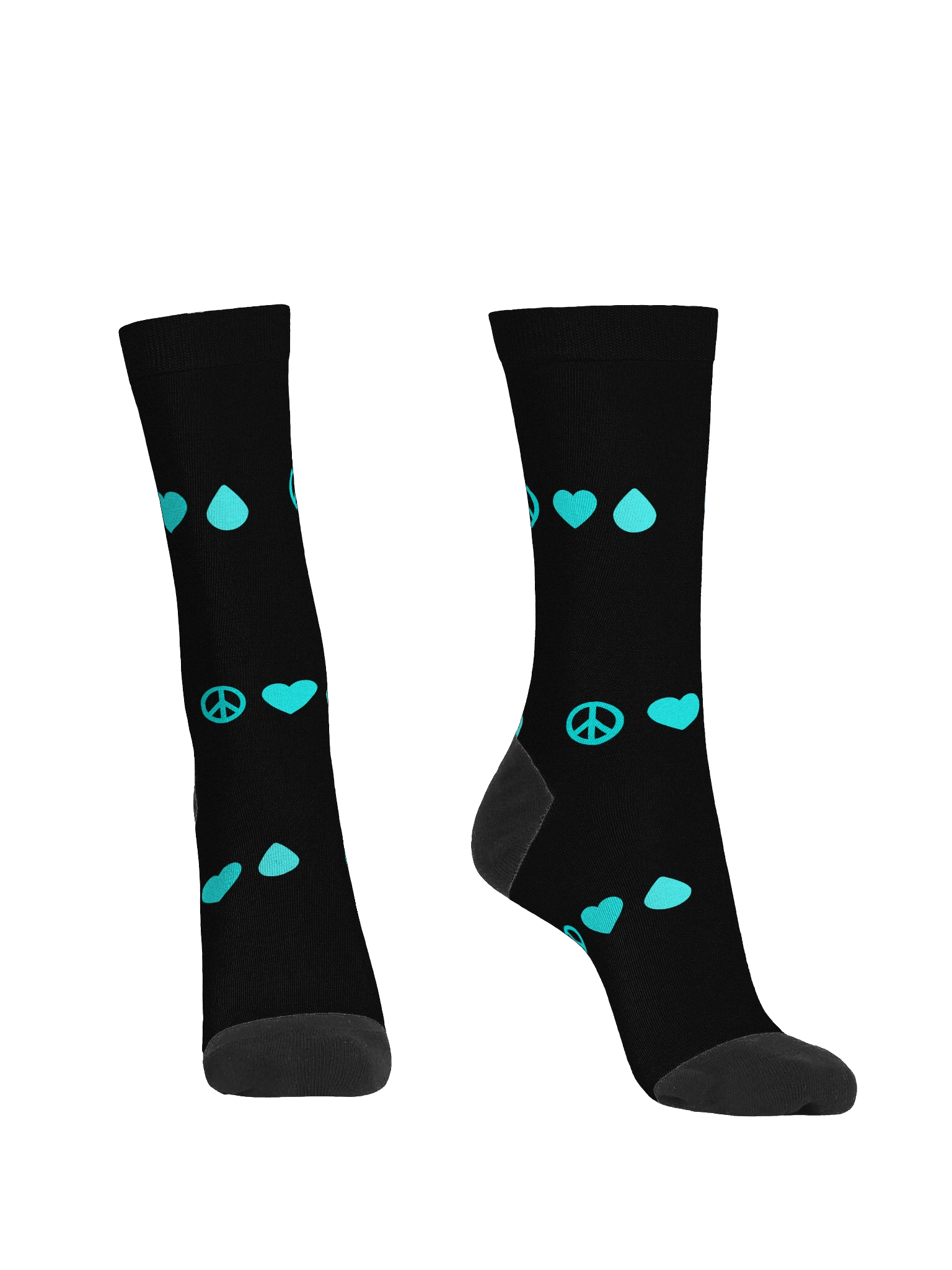 Peace & Love Sustainable Crew Socks product image (2)