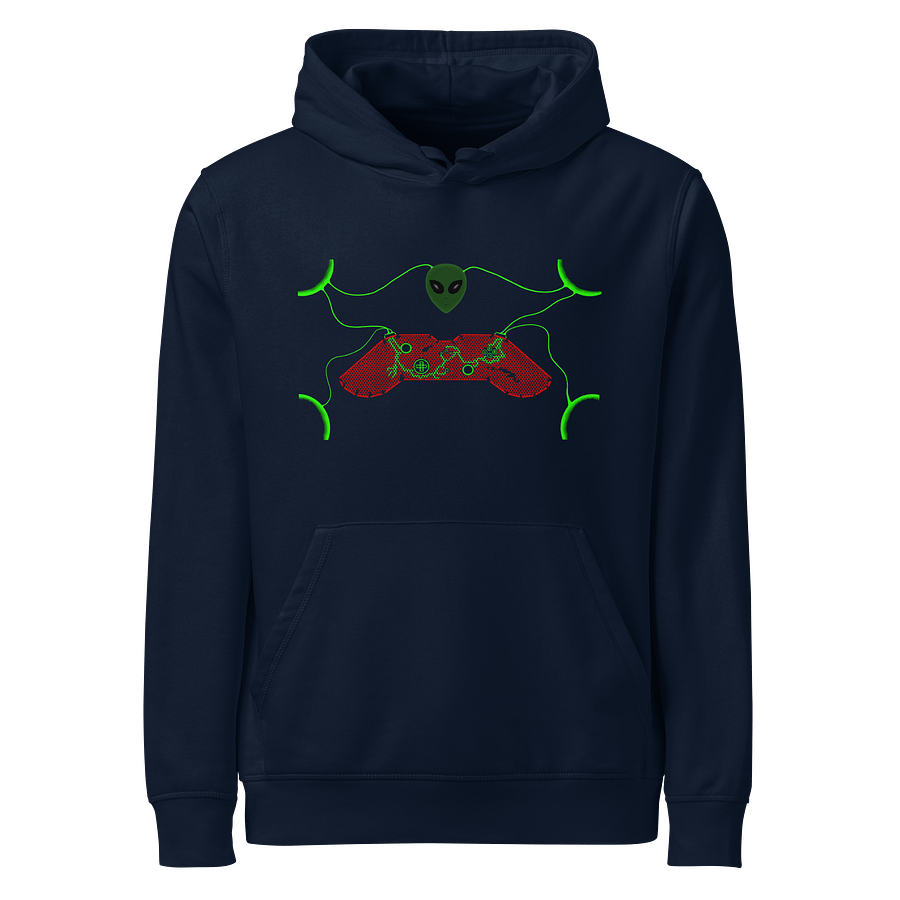 Neon Alien Gaming Controller Hoodie product image (1)