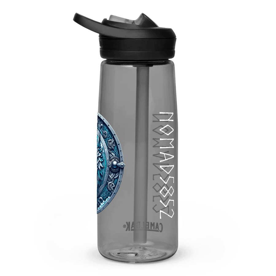 Mythical Wolf Guardian Shield Art Water Bottle product image (4)