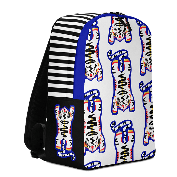 White and Blue Backpack - Electric Tiger Club product image (2)