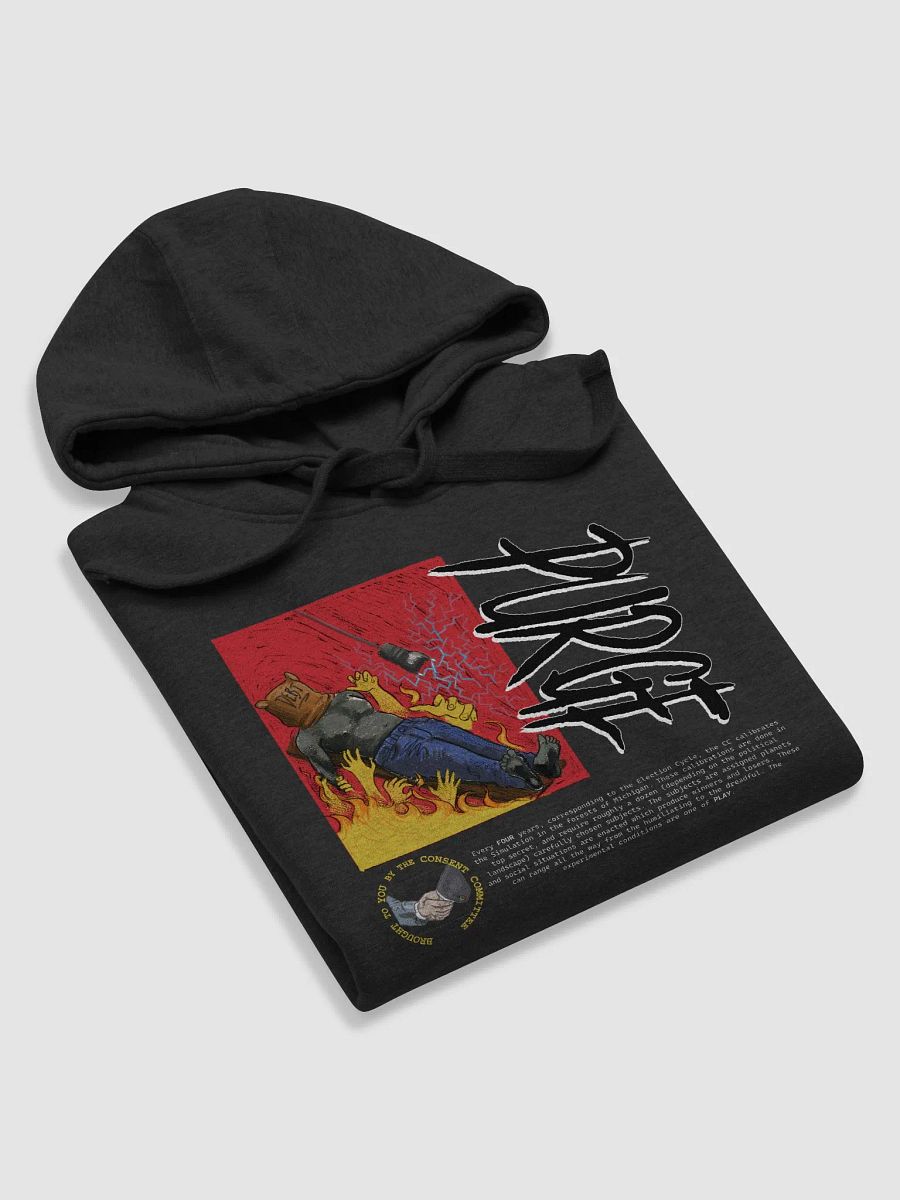 PURGE- PIT & THE PENDULUM HOODIE Red product image (14)