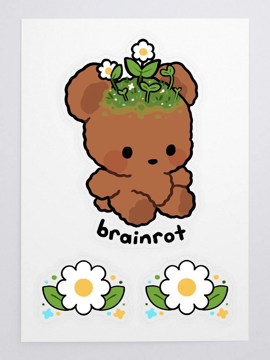 Brainrot Bear Sticker Sheet product image (3)