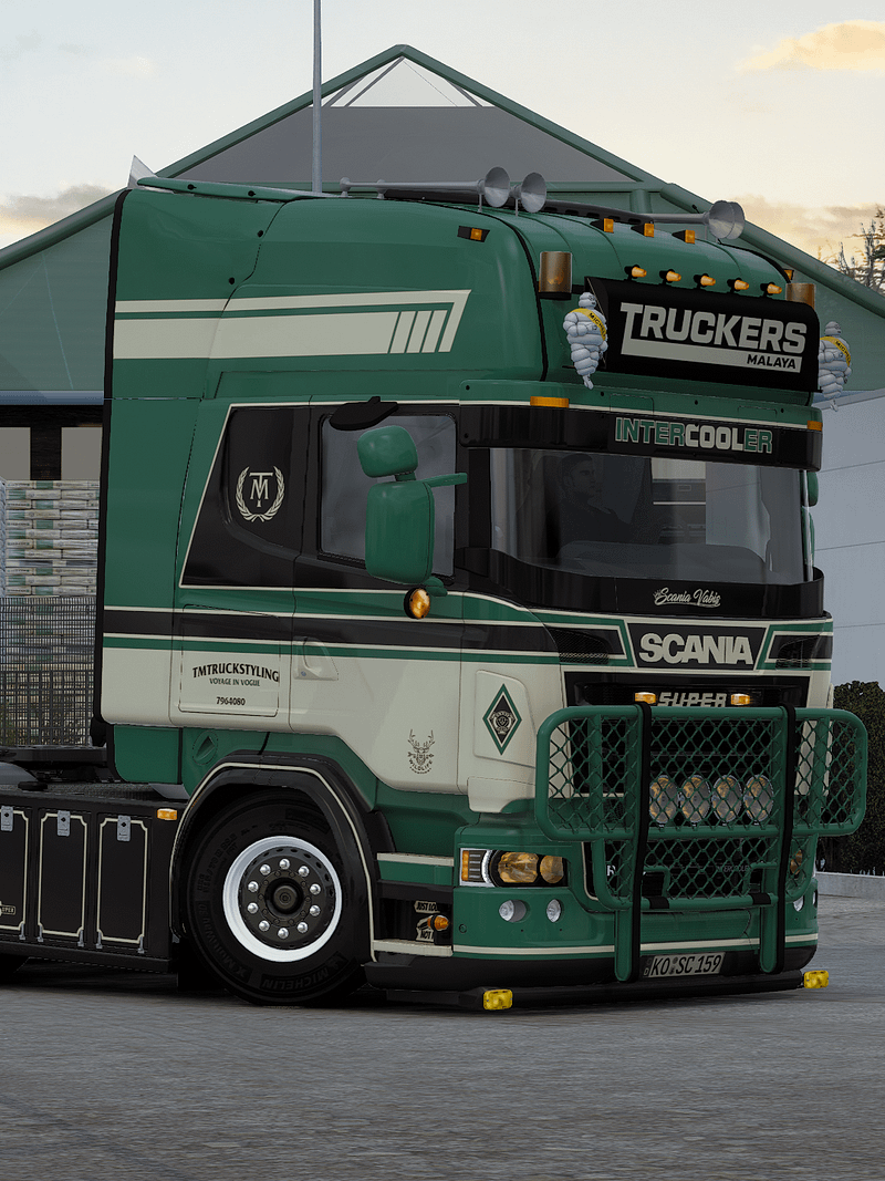 FREE! ETS2 TM Multicolor Skin Pack for Scania PGR-Series skin Pack 1