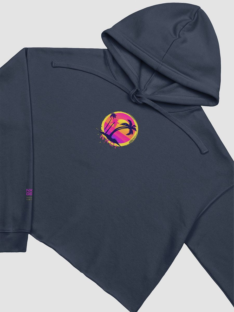 Neon Sun - Fleece Crop Hoodie - bnds1 product image (3)