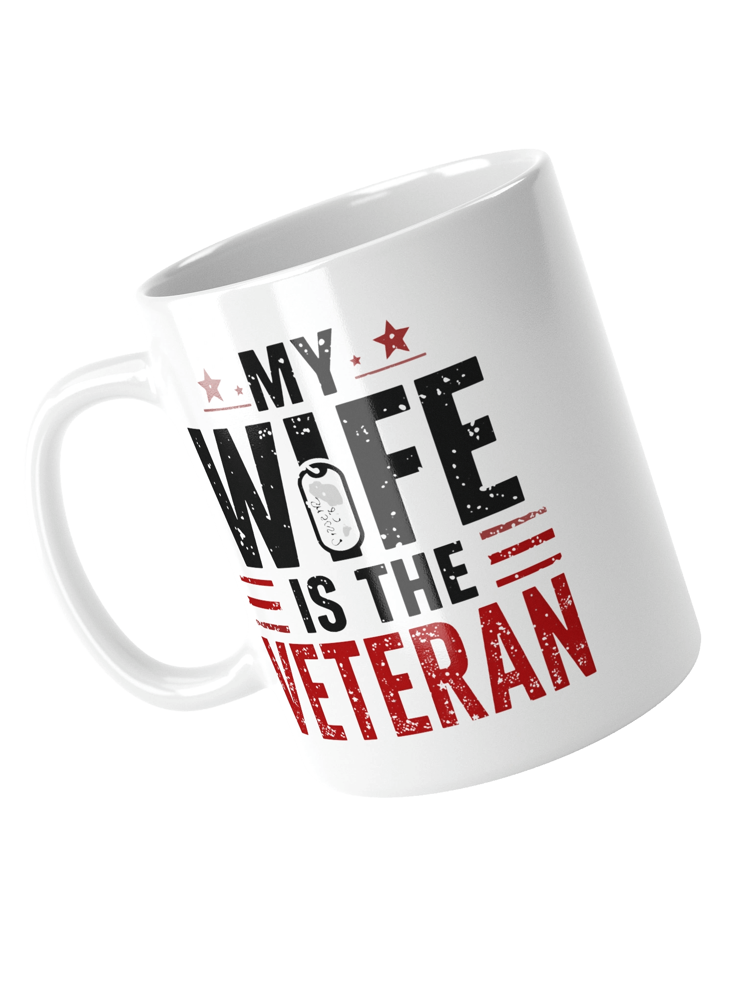My Wife Is The Veteran Glossy Coffee Mug product image (4)