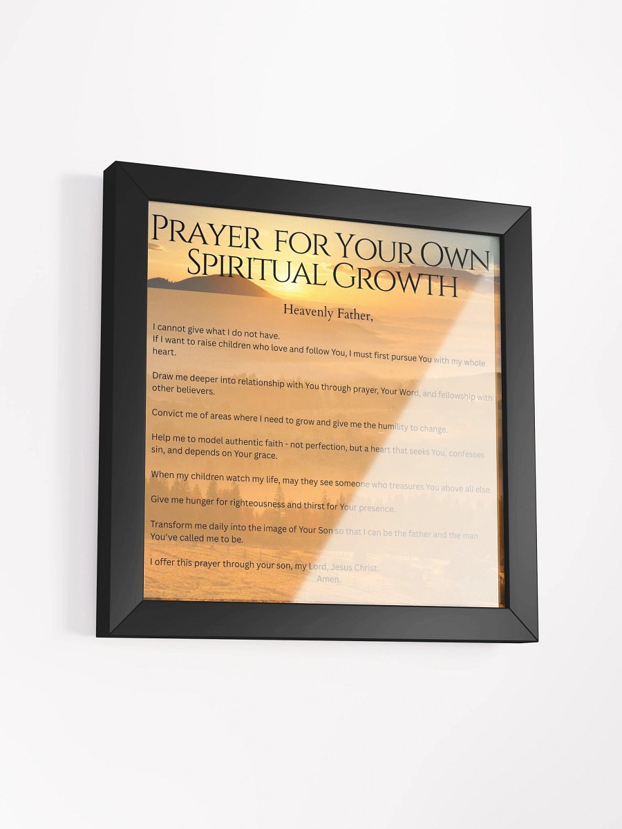 Prayer for your own Spiritual Growth - Square product image (3)