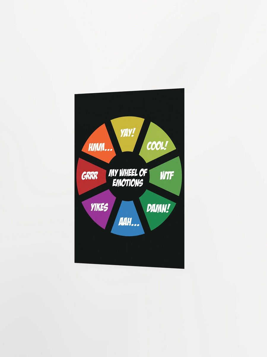 Wheel of emotions Poster product image (2)