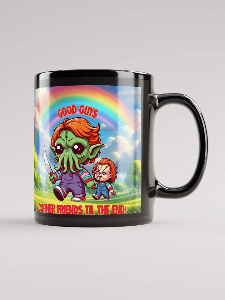 Corner Friends Til The End Black Mug product image (2)