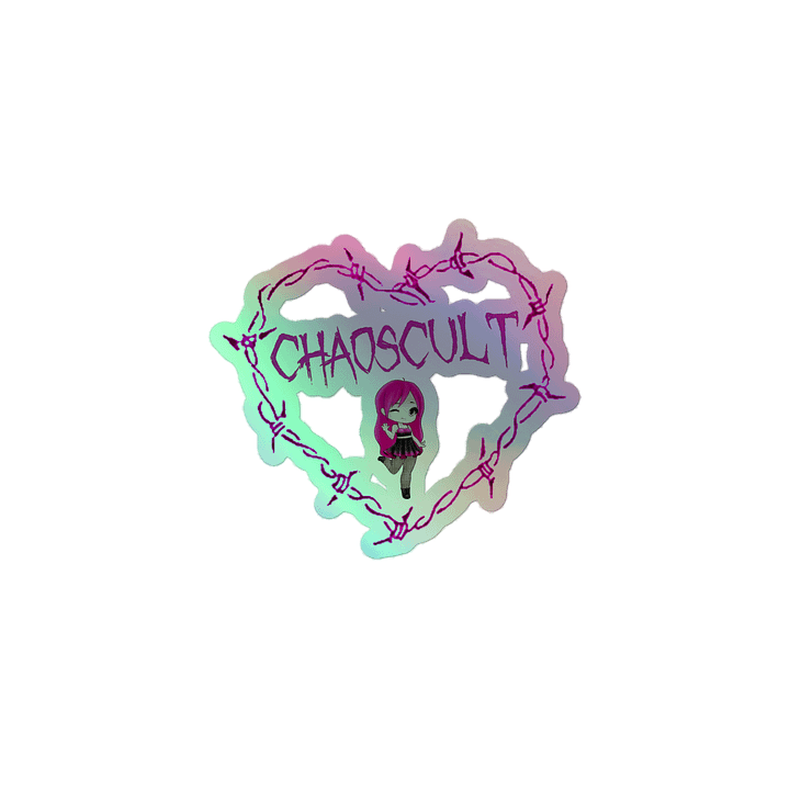 ChaosCult Holographic Sticker product image (1)