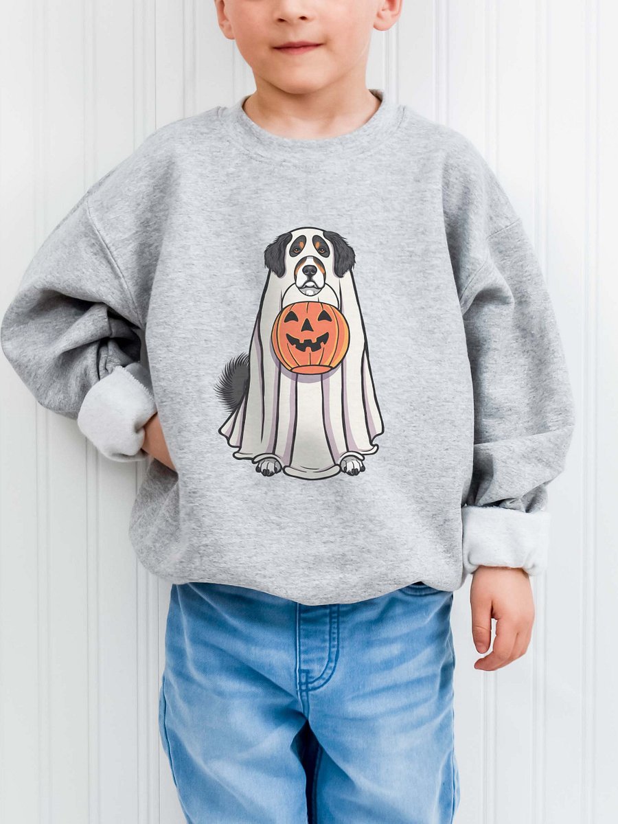 Halloween Bernese Mountain Dog(Berner) Youth Sweatshirt product image (1)
