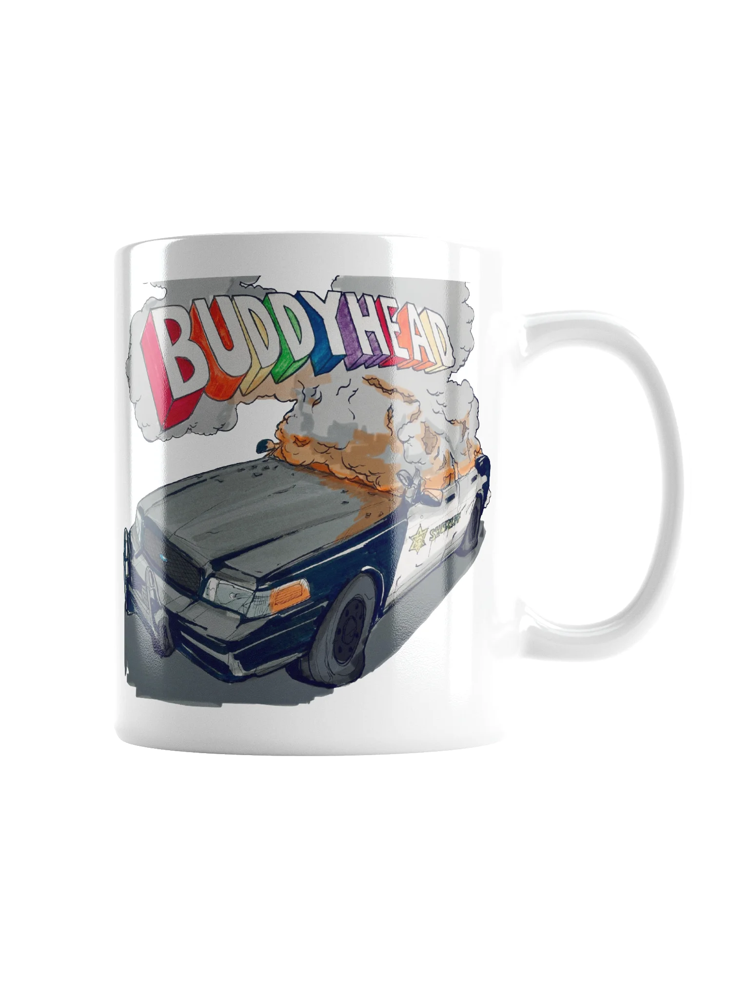Cop car coffee mug product image (3)