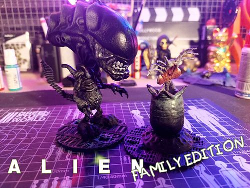 Xenomorpha už mám, tak aby mu nebylo smutno, vyrobil jsem mu mimčo. 😃 Facehugger ☺️🥰
#alien #facehugger #3dprinting