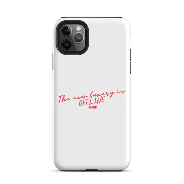 Offline Luxury Red Cursive iPhone® Tough Case product image (26)
