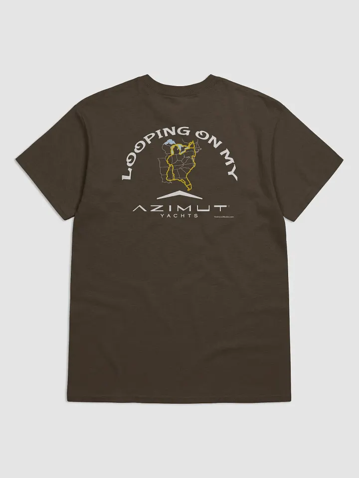 Looping On My Azimut - T-Shirt - Dark Shirt w/White Logo product image (1)