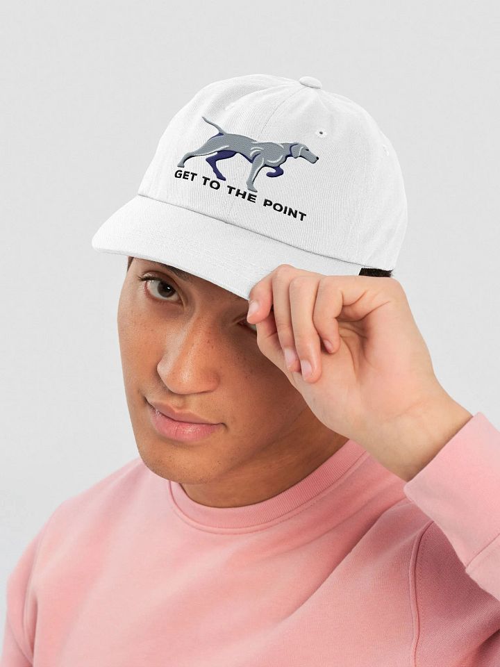 Get to the Point Classic Dad Hat(Embroidered) of a Weimaraner product image (34)