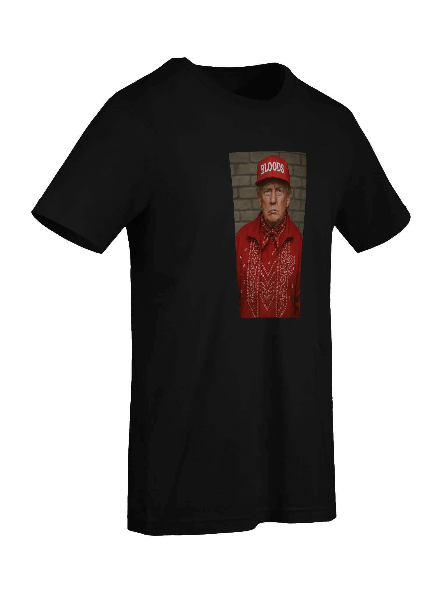 Trump Bloods Gang Style Graphic Hoodie product image (35)