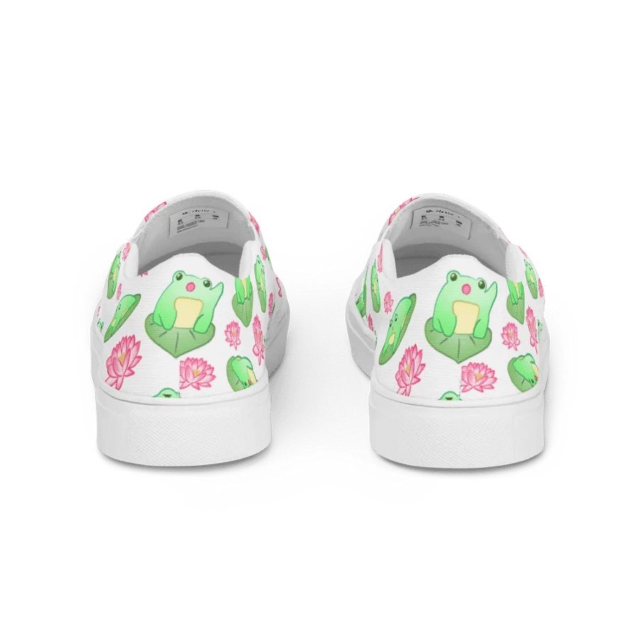 Kawaii Froggie Mens Slip On Shoes product image (4)