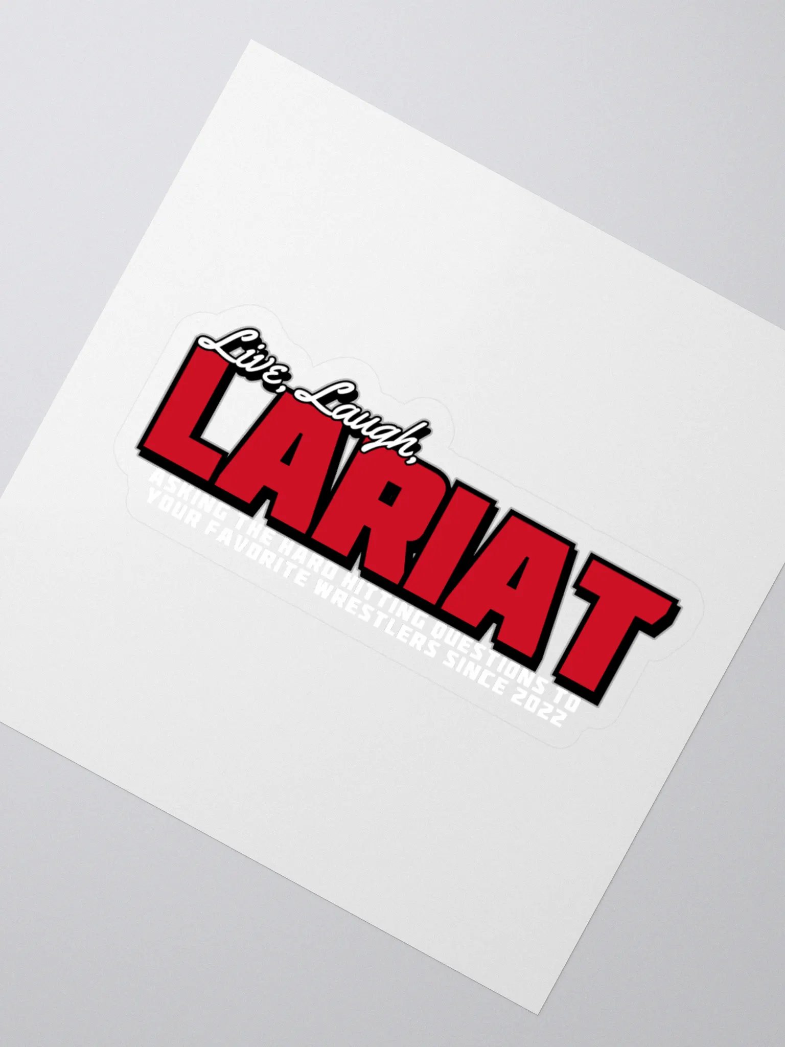 Live, Laugh, Lariat Sticker product image (2)