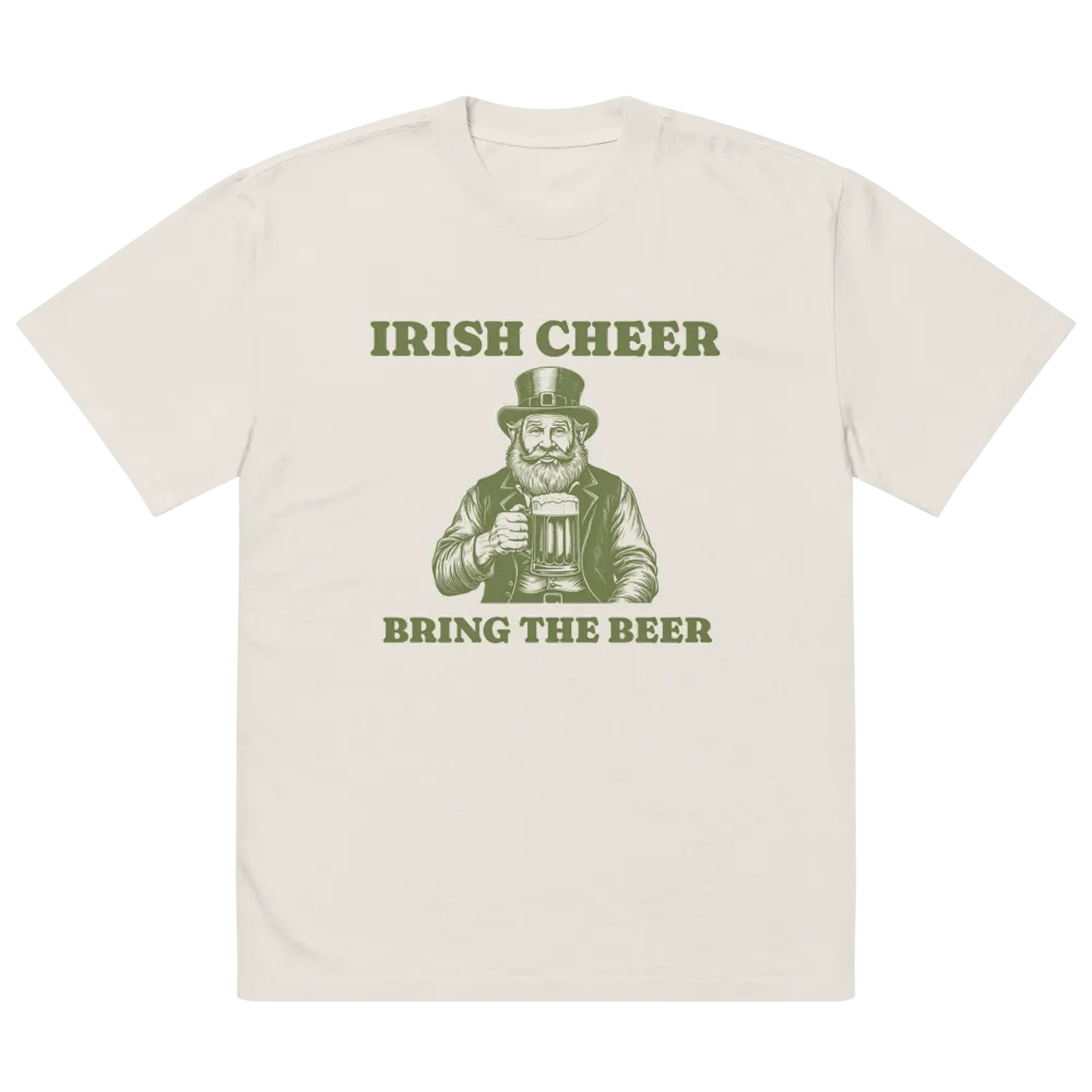 Irish Cheer Oversized Faded T-Shirt product image (14)
