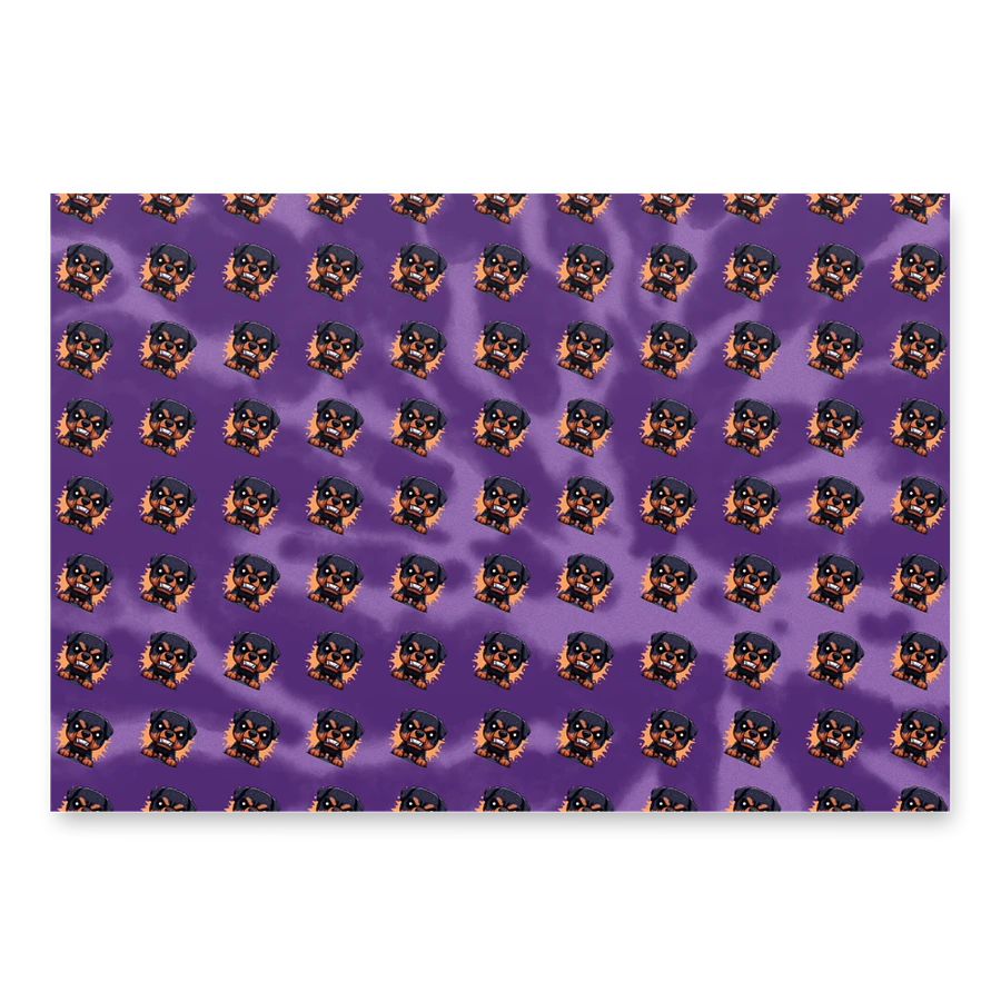Rottweiler Angry Pup Giftwrap (3 sheets) product image (6)