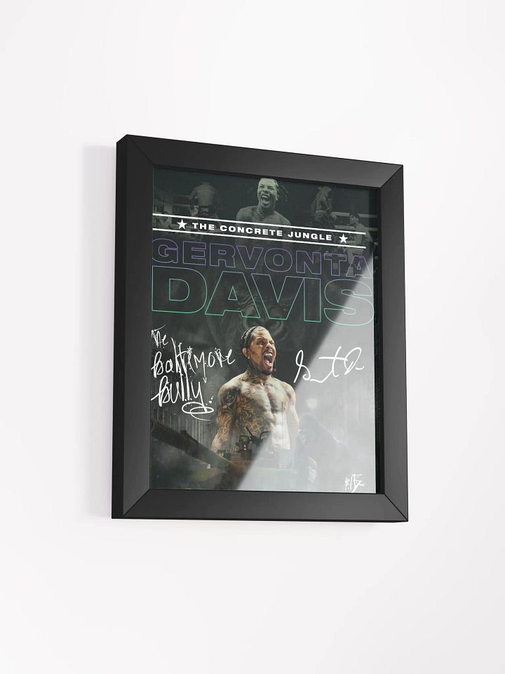 Concrete Jungle | Gervonta Davis Framed Poster product image (9)