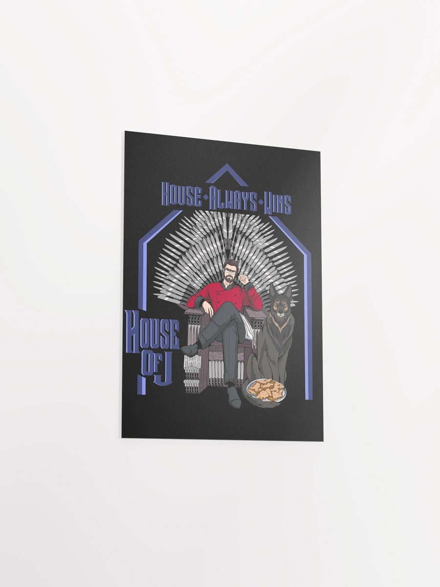 "House Always Wins" Poster (Dark) product image (15)