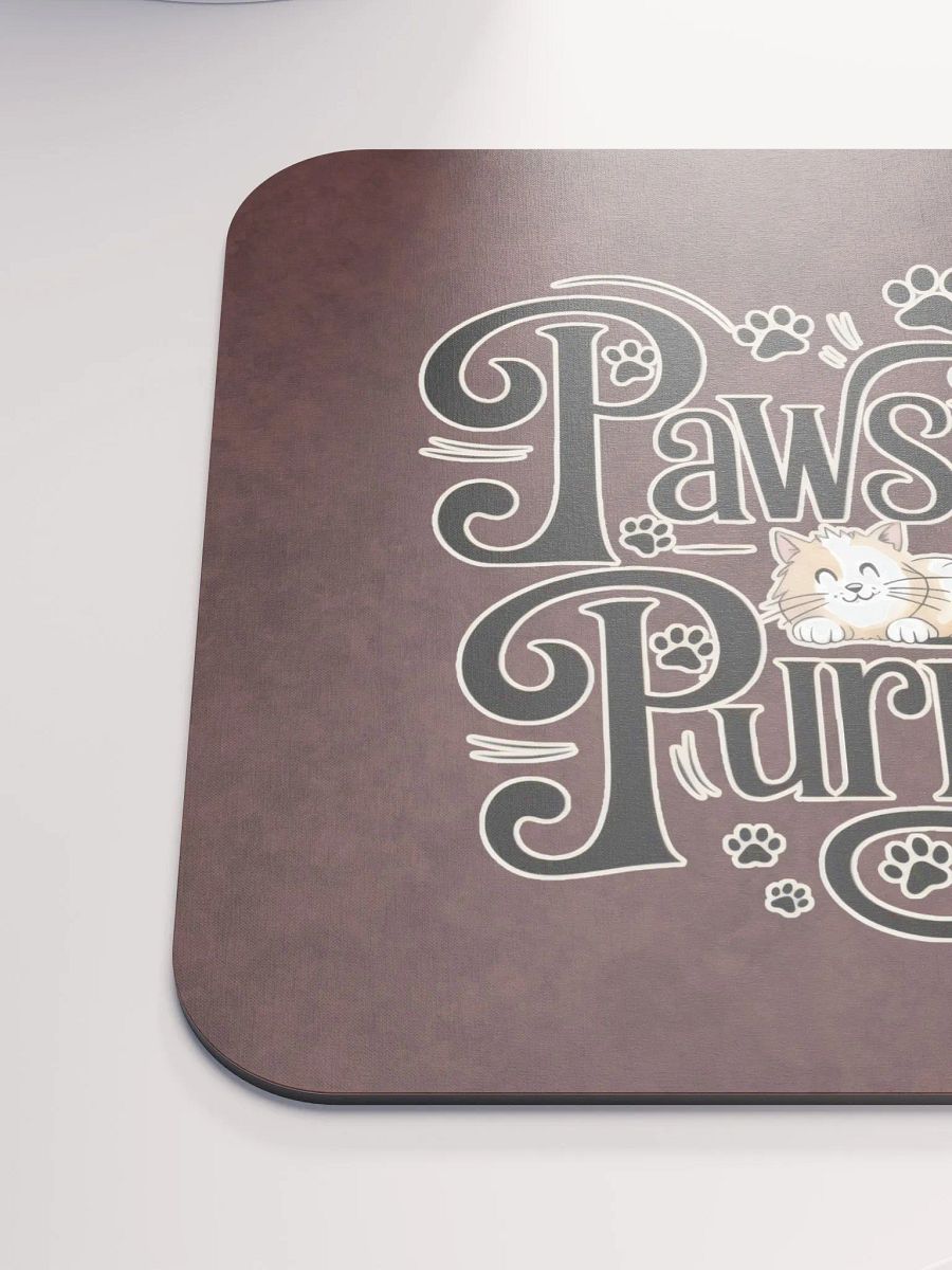 Pawsitively Purrfect Cat Mouse Pad product image (4)