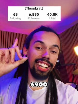3k followers to go, can TikTok help me do it!? 🤞 #SupportSmallCreators #RoadTo10k #CreatorRewardsProgram #fyp #IndependantMusician #LeonBratt