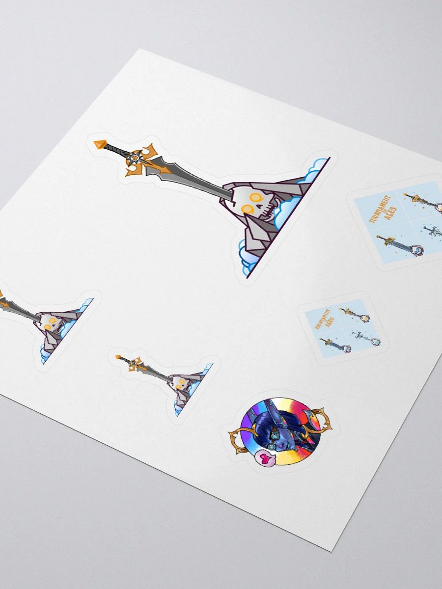 Sword in the Skull - Argent Variation - Sticker Sheet product image (3)
