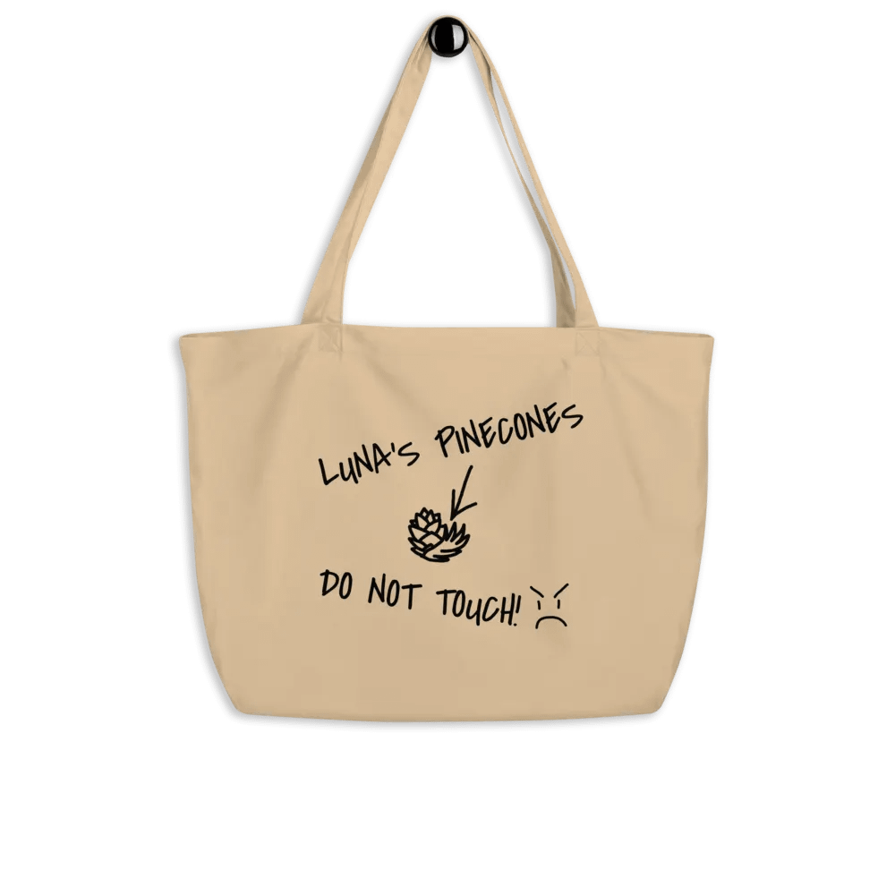 Luna's Pinecones Tote Bag product image (1)