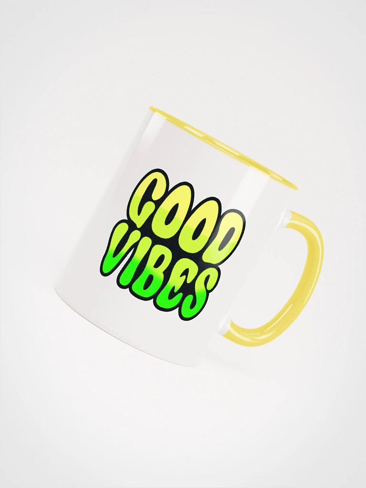 Good Vibes White Color Splash Mug product image (2)