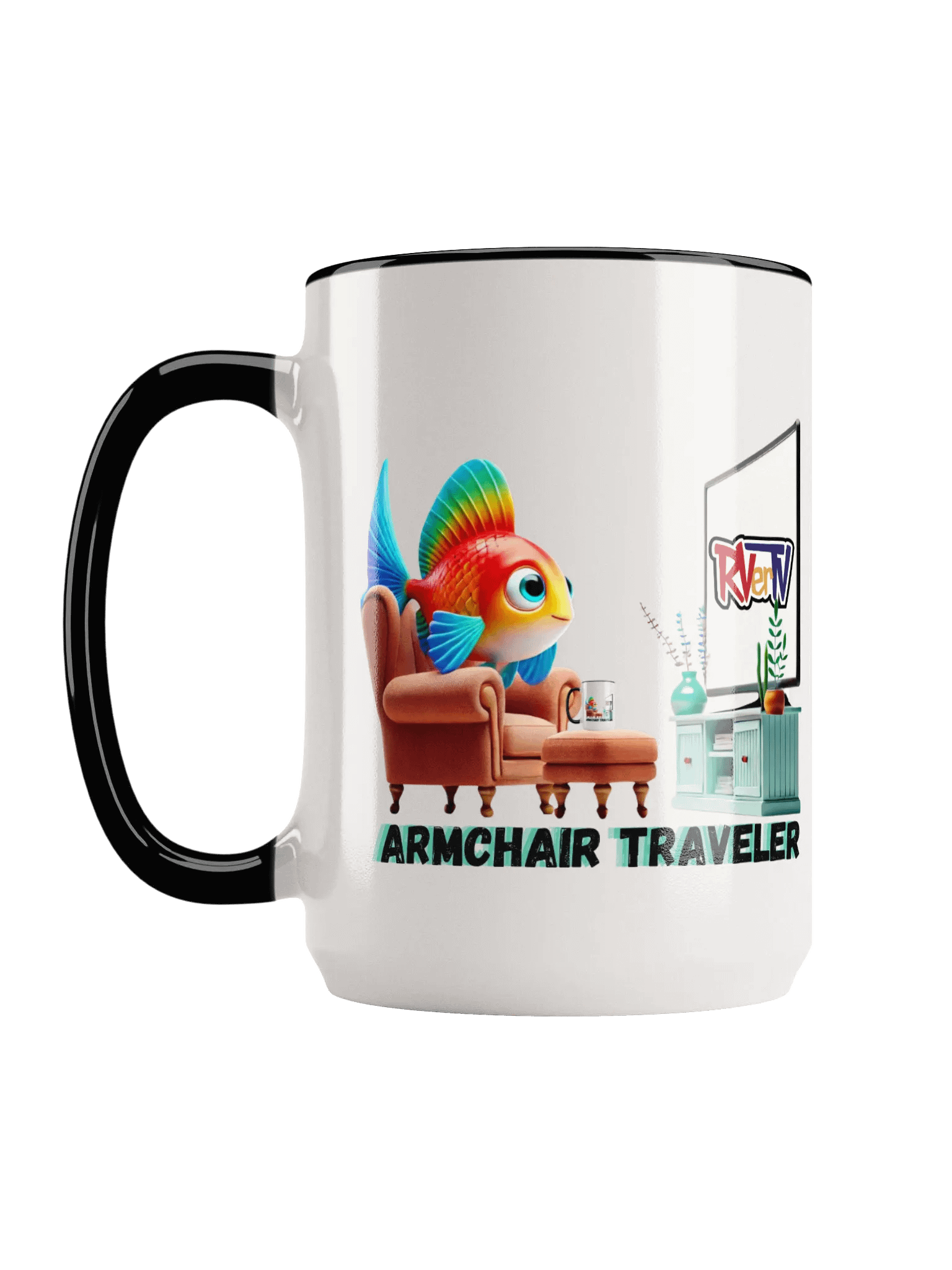 Armchair Traveler Fish - Coffee Mug product image (3)