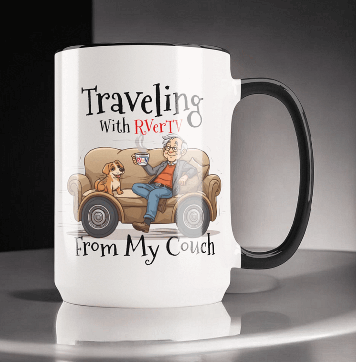 Traveling With RVerTV From My Couch - Coffee Mug product image (1)