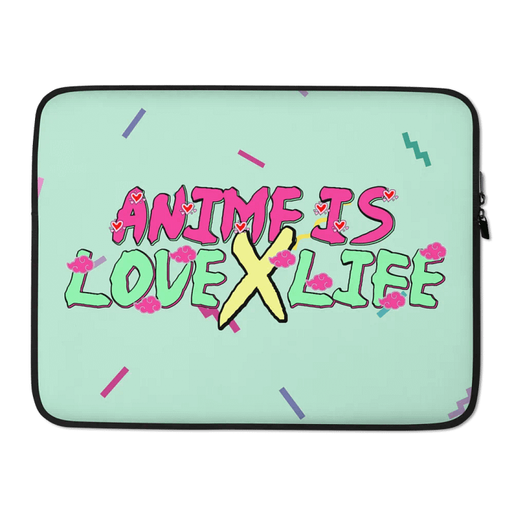 Anime Is Love X Life Laptop Sleeve product image (2)
