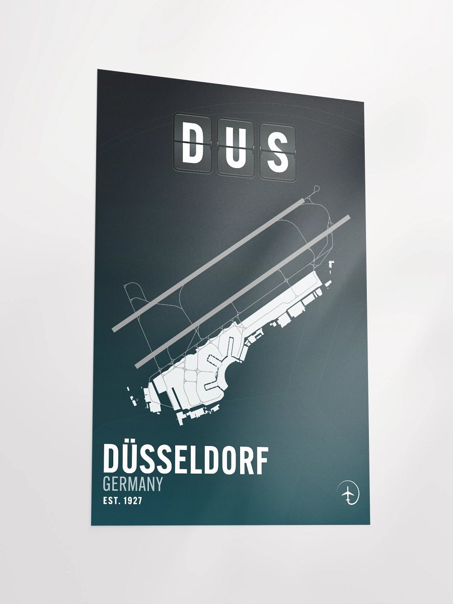 Dusseldorf DUS Poster product image (3)