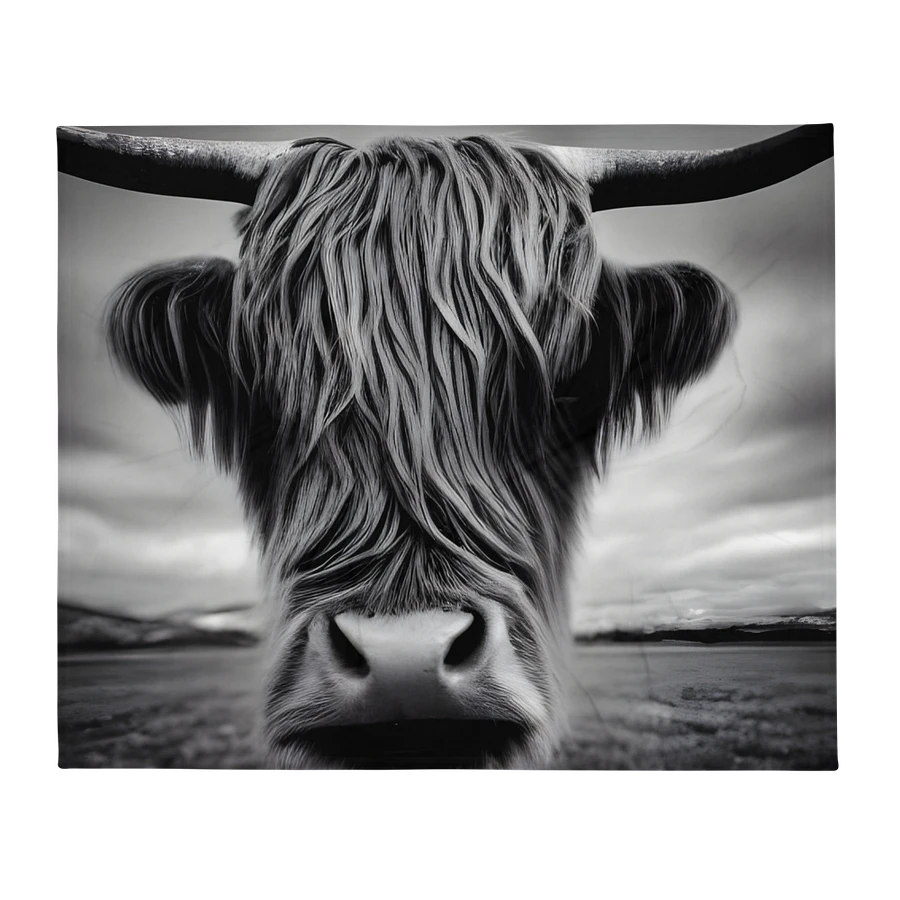 Highland Cow Photo Cozy Blanket product image (3)