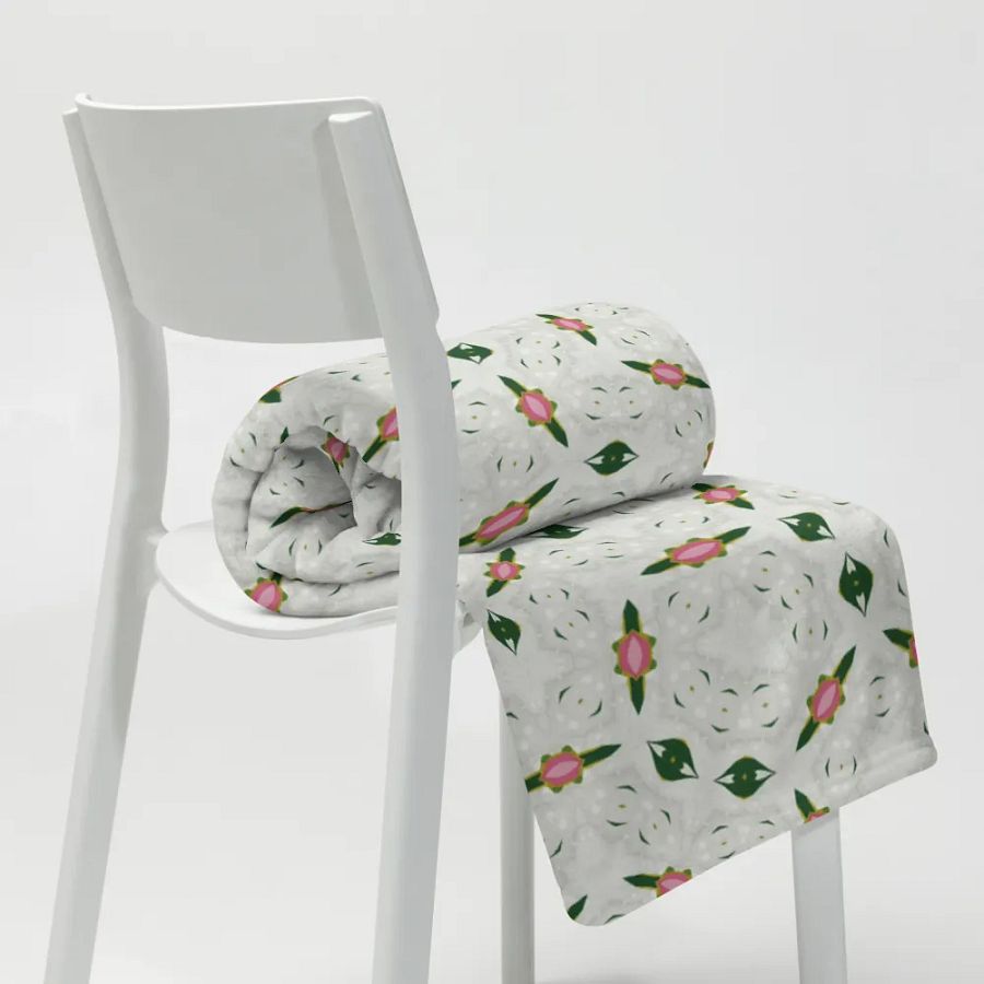Unique Lips & Eyes Circular Pattern Throw Blanket product image (11)