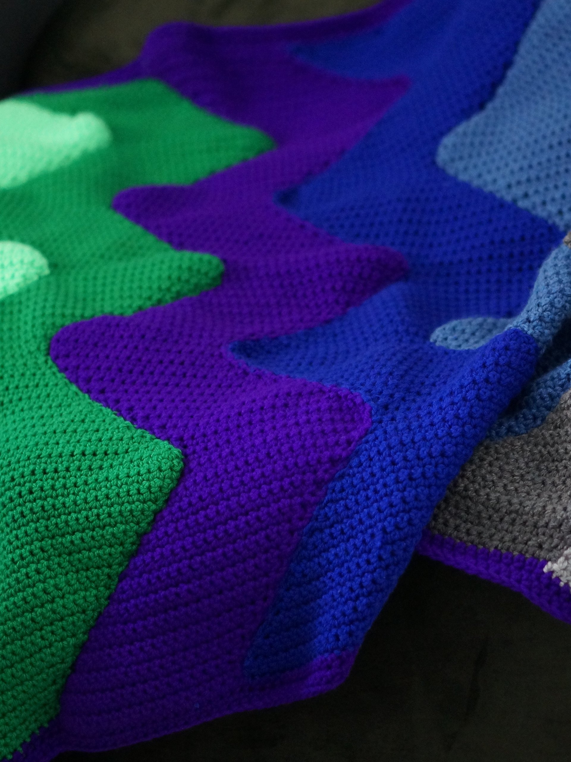 Waves blanket pdf pattern product image (2)