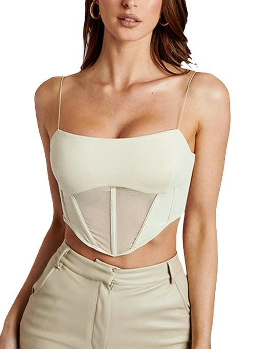 Mesh corset cami product image (3)