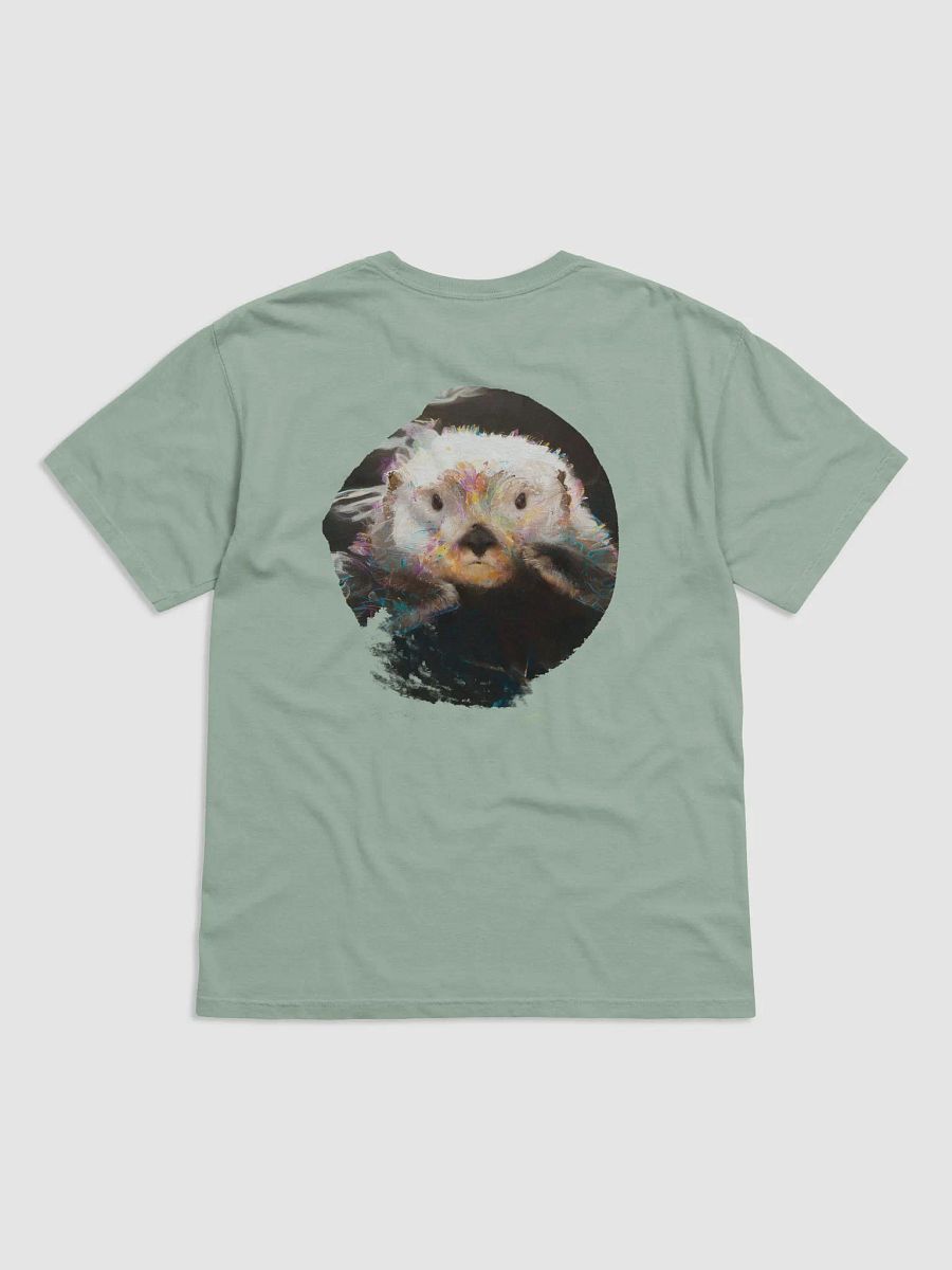 Watercolor Sea Otter Textured Tee product image (6)