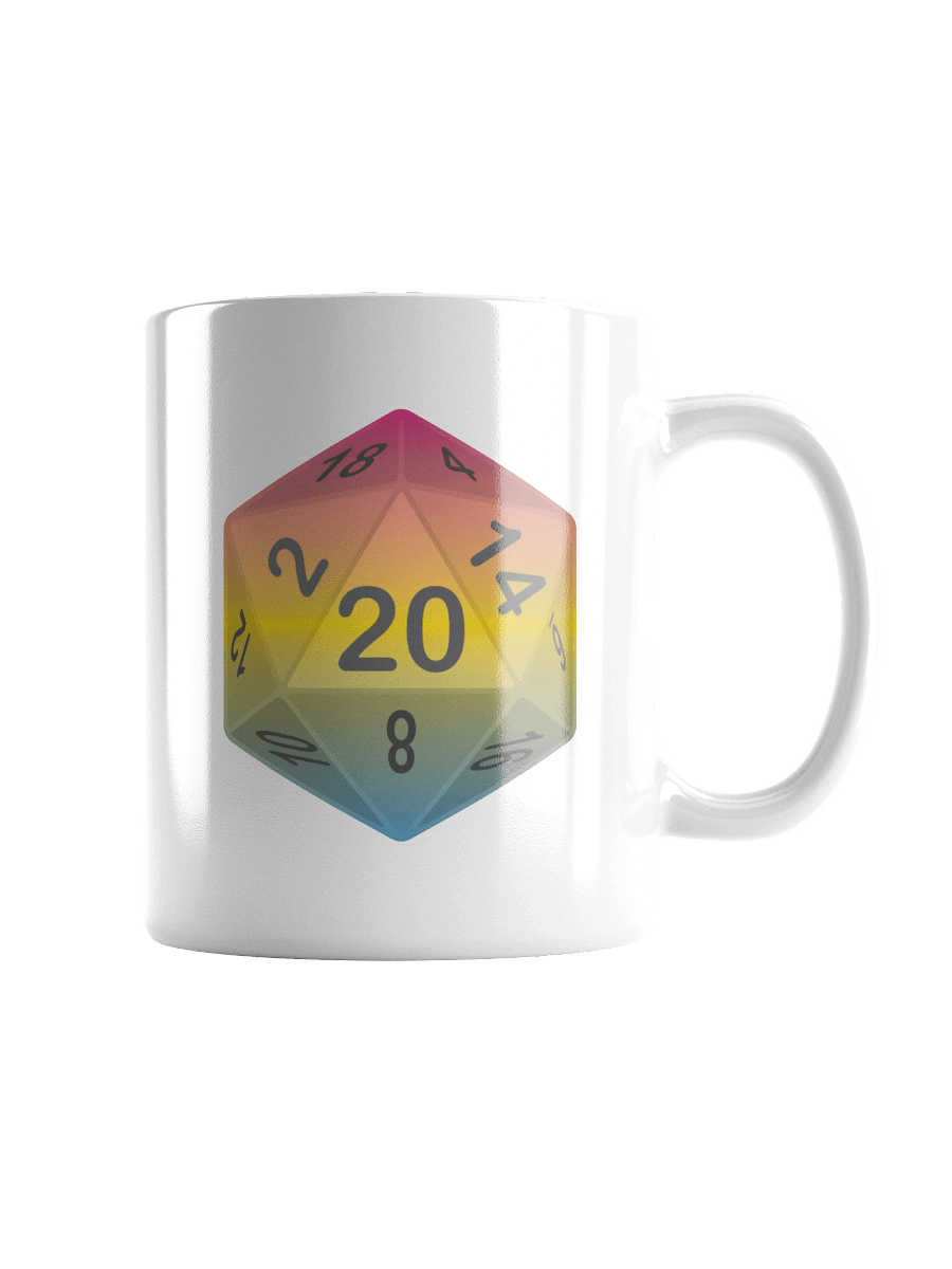 Pansexual Pride D20 Mug product image (1)