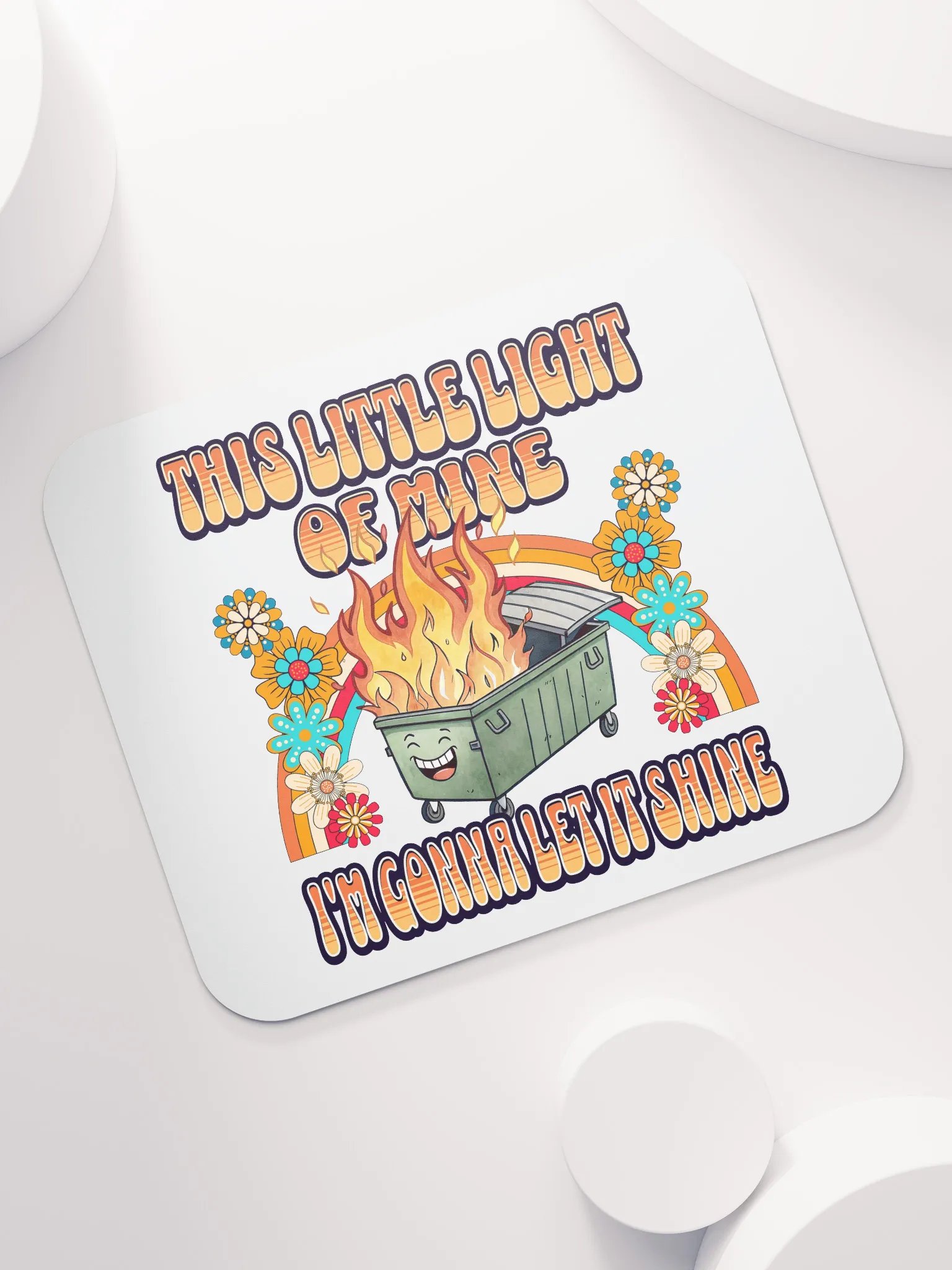 This Little Light Of Mine Dumpster Fire Mouse Pad product image (5)