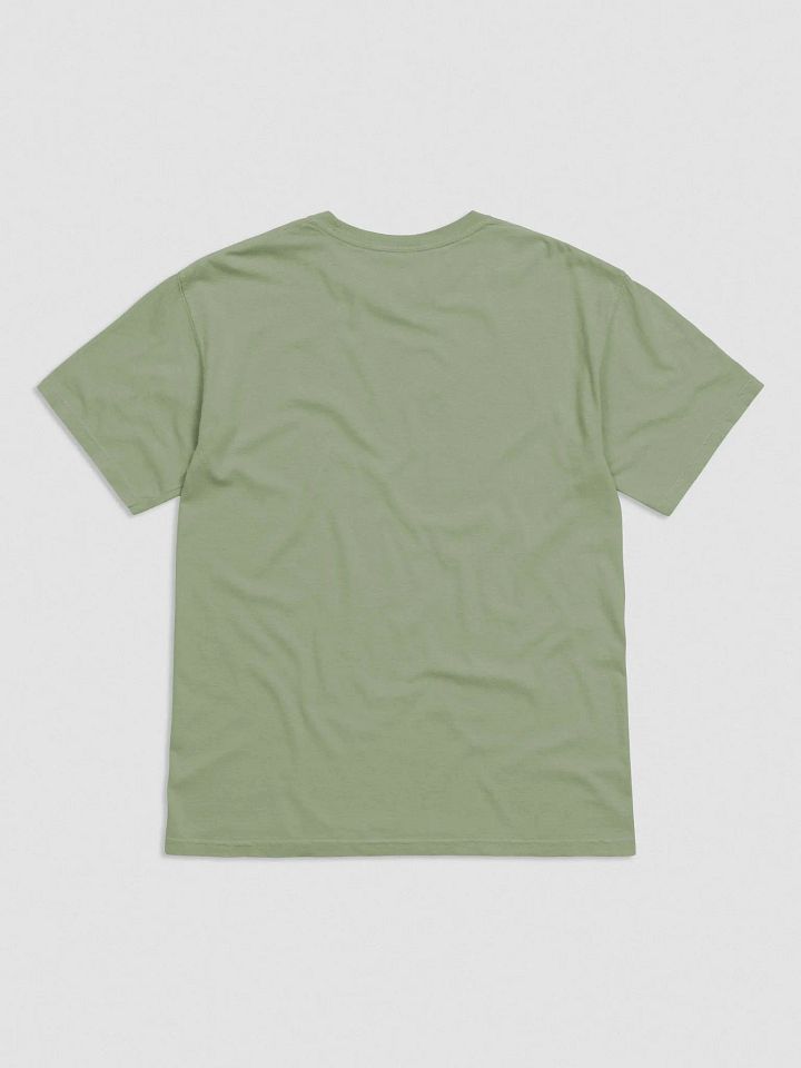 EXCLAIMING MENTALLY (L.C., lined lime) embroidered garment dyed tee product image (16)