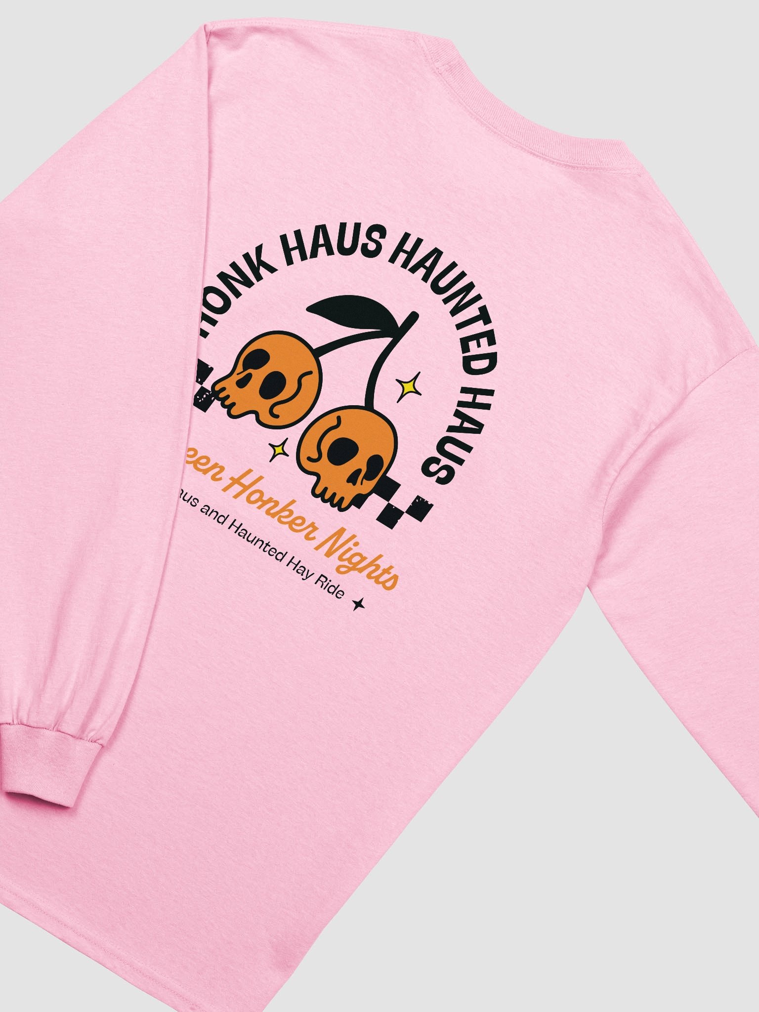 honk haus haunted haus printed long sleeve shirt product image (1)