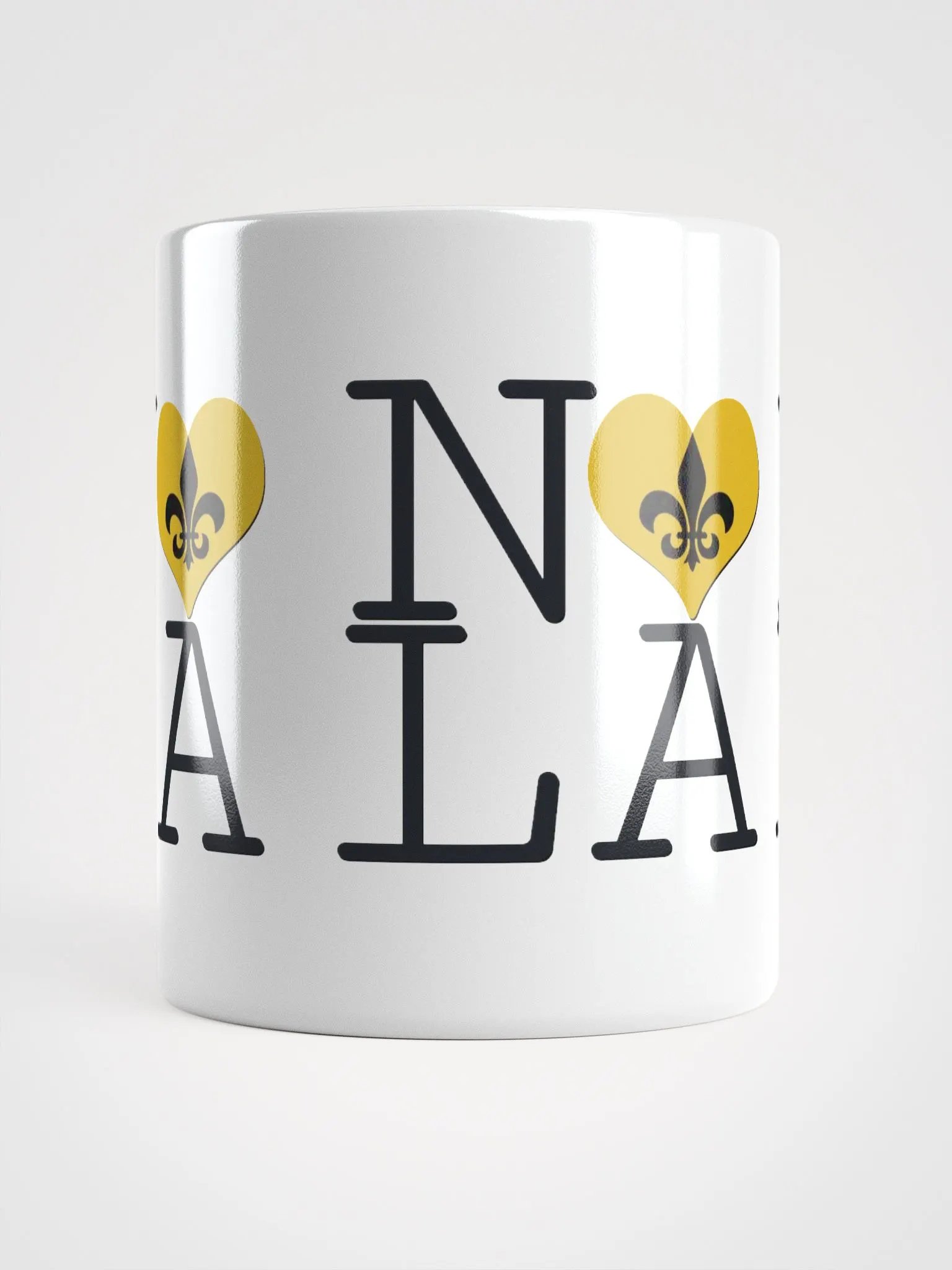 I LOVE NOLA **BIGSHOT MUG** (GOLD HEART + IMAGE POP) product image (14)