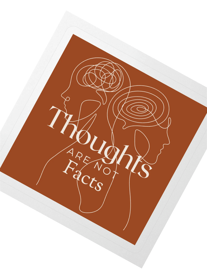 Thoughts are not facts sticker product image (3)